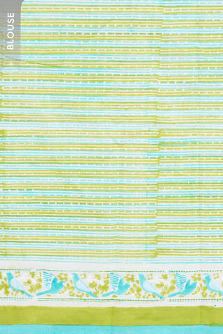 Light Green Rajasthan Printed Sanganeri Pure Cotton Kota Saree thumbnail image number null