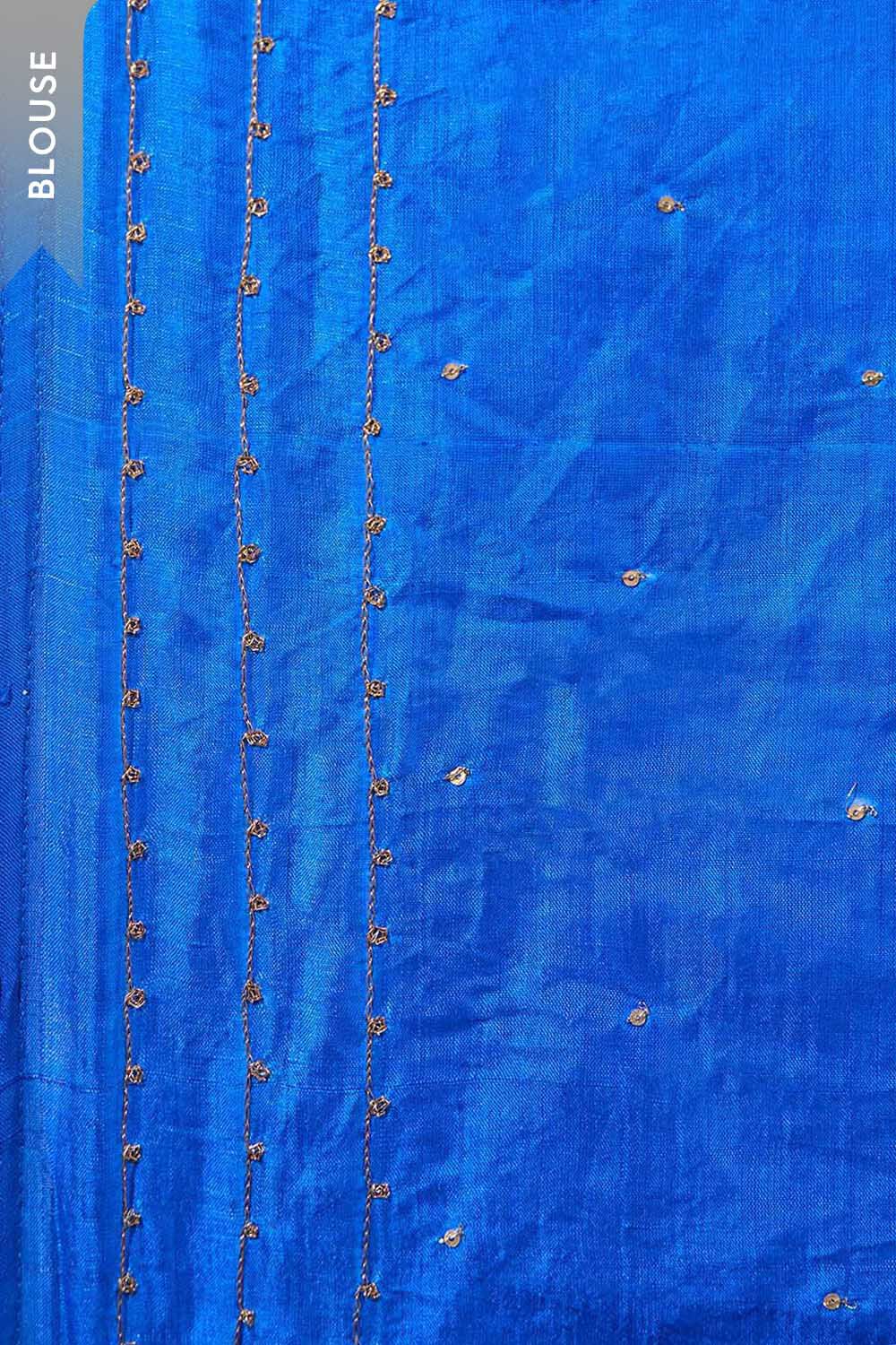 Black Murshidabad Silk Tie and Dye Shibori Saree image number null