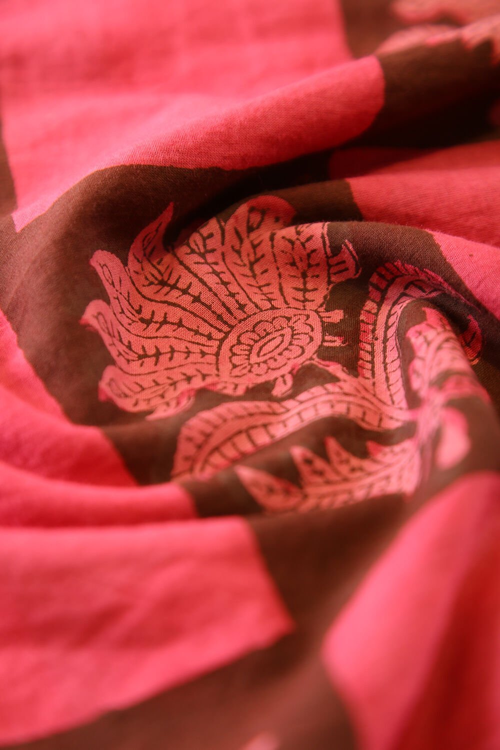 Dusty Pink Printed Pure Cotton Suit Set image number null