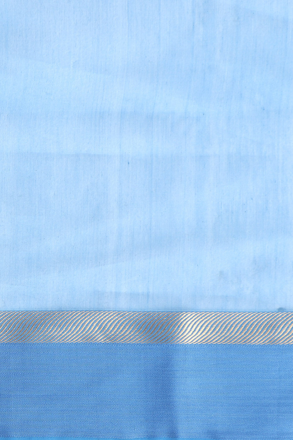 Light Blue Pure Silk Cotton Maheswari Saree image number null