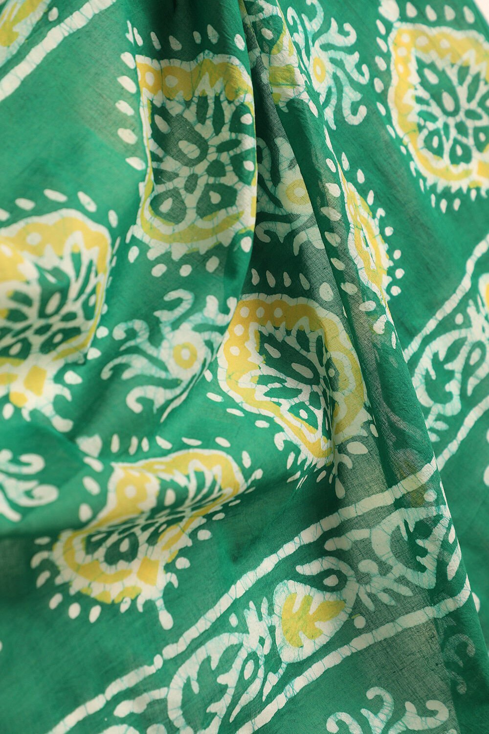 Yellow Ujjain Pure Cotton Printed Saree image number null