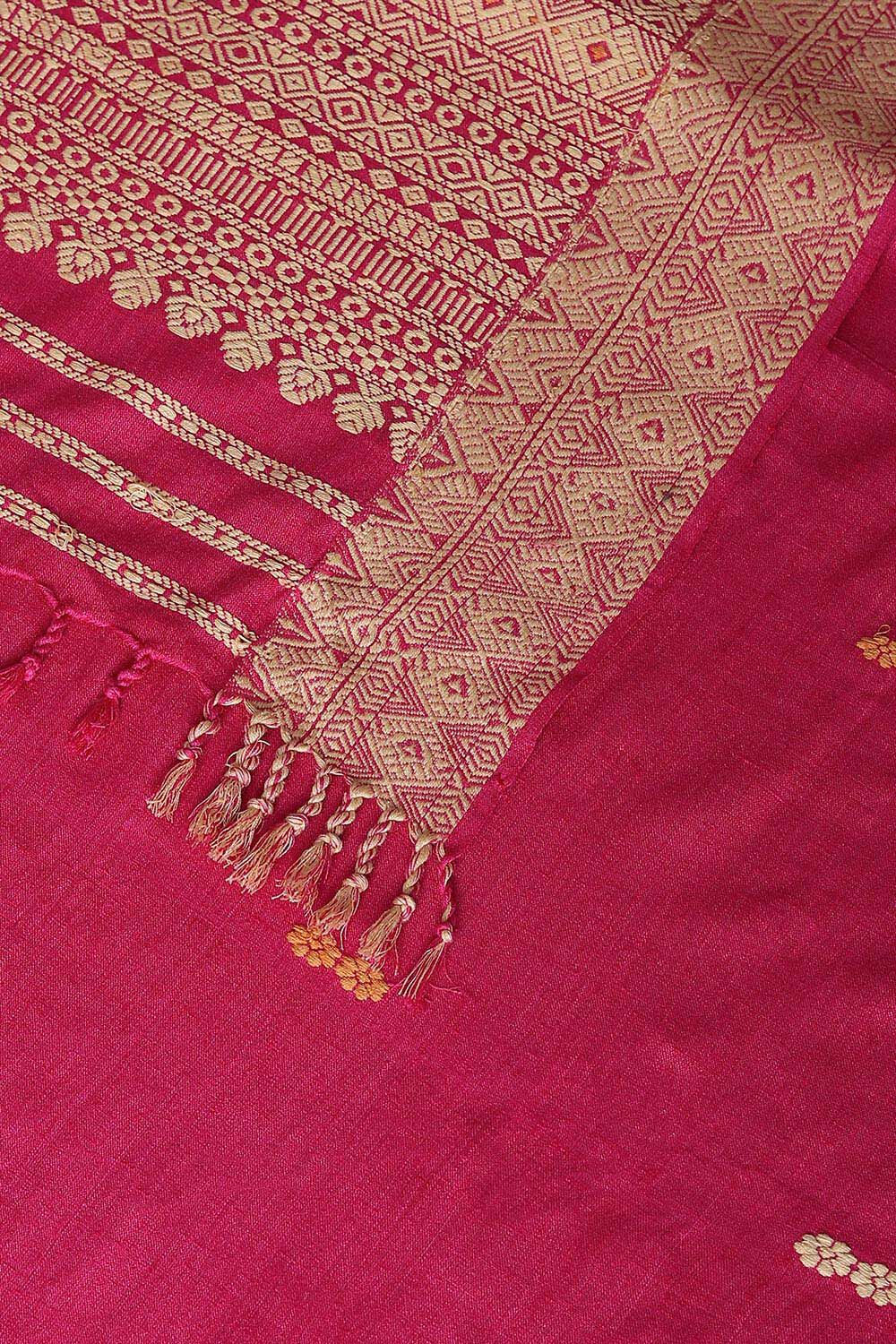 Purple Pure Eri Assam Saree image number null