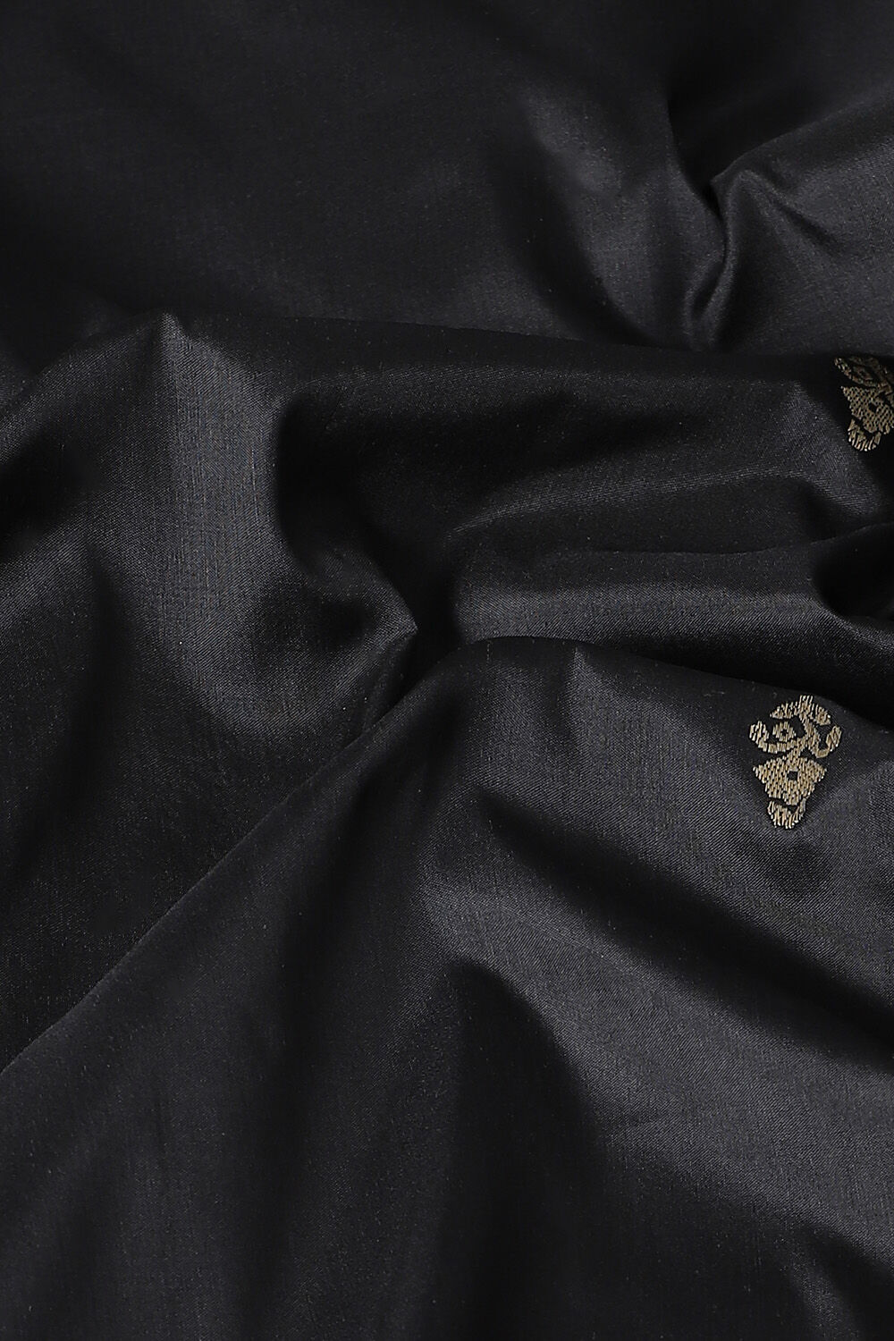 Black Pure Silk Banarasi Saree image number null