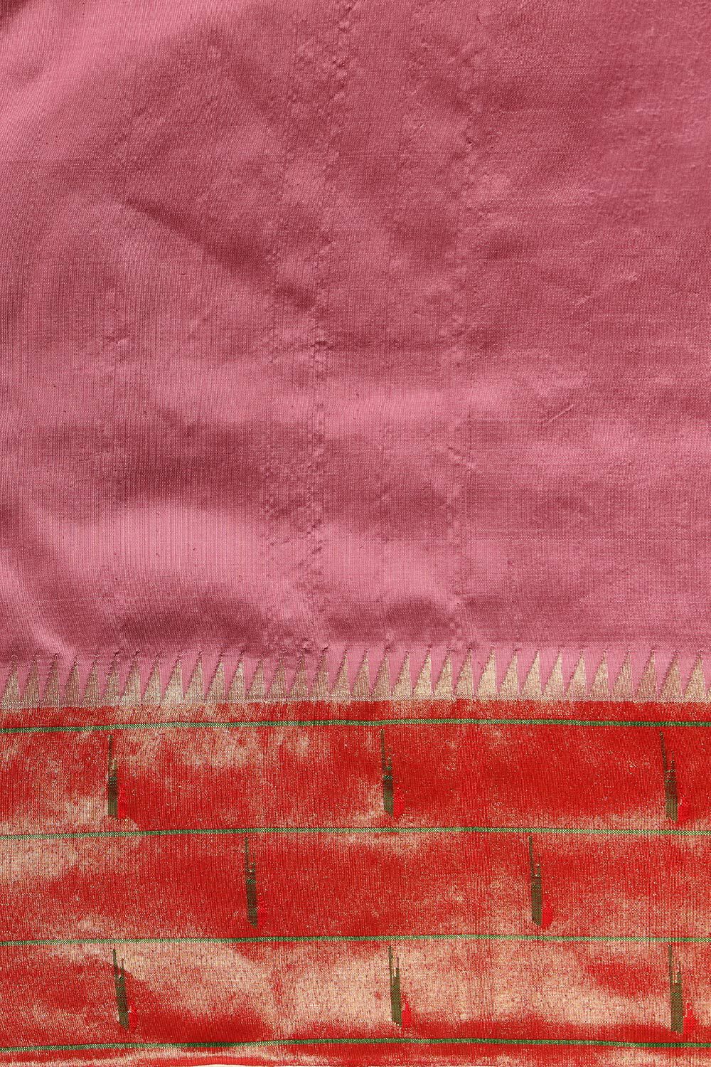 Pink Pure Silk Paithani Saree image number null