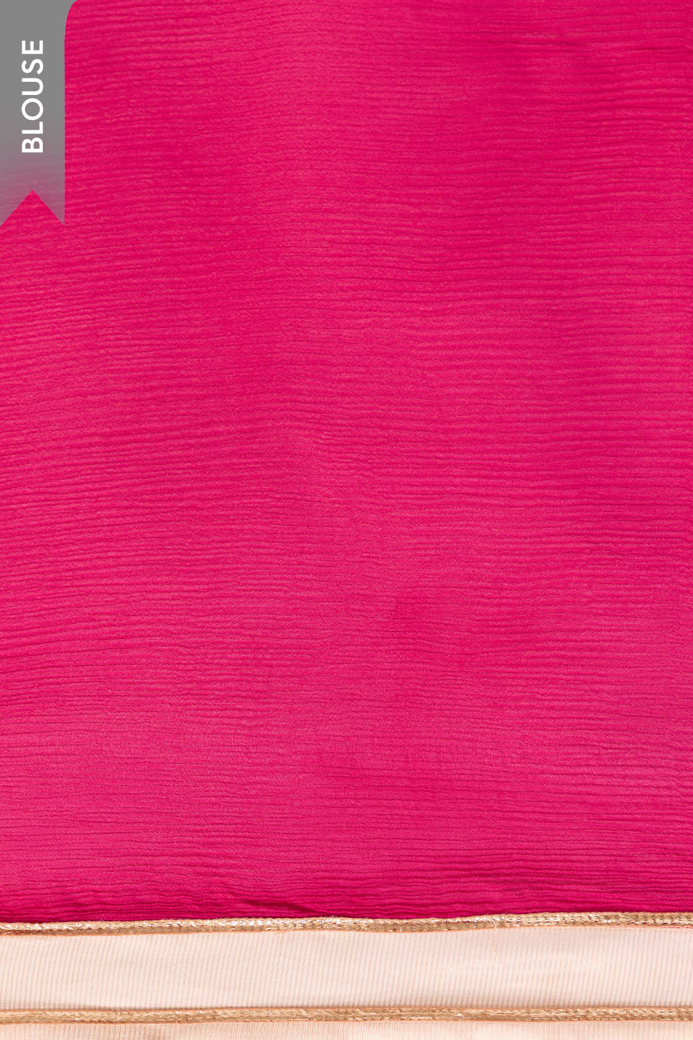 Pink Gota Patti Viscose Chiffon Rajasthan Saree image number null