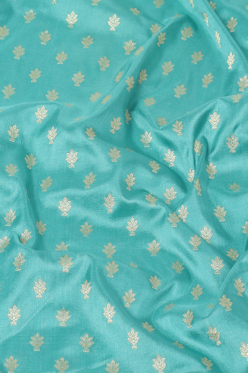 Light Blue Pure Silk Banarasi Saree image number null