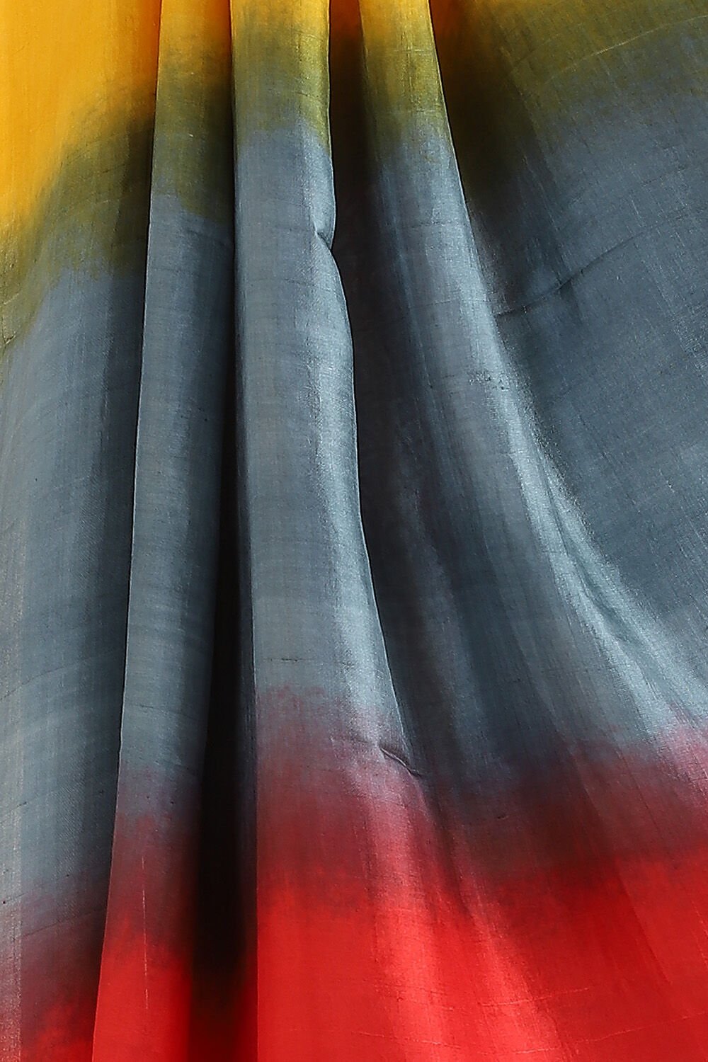 Grey Pure Silk Printed Saree image number null