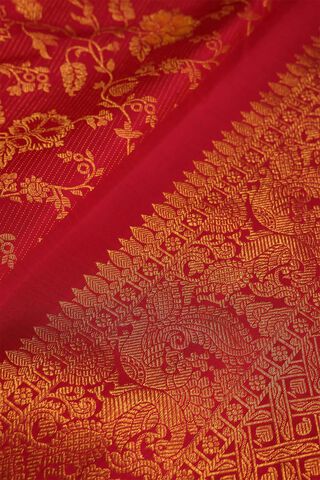 Pink Kanjivaram Silk Saree thumbnail image number null