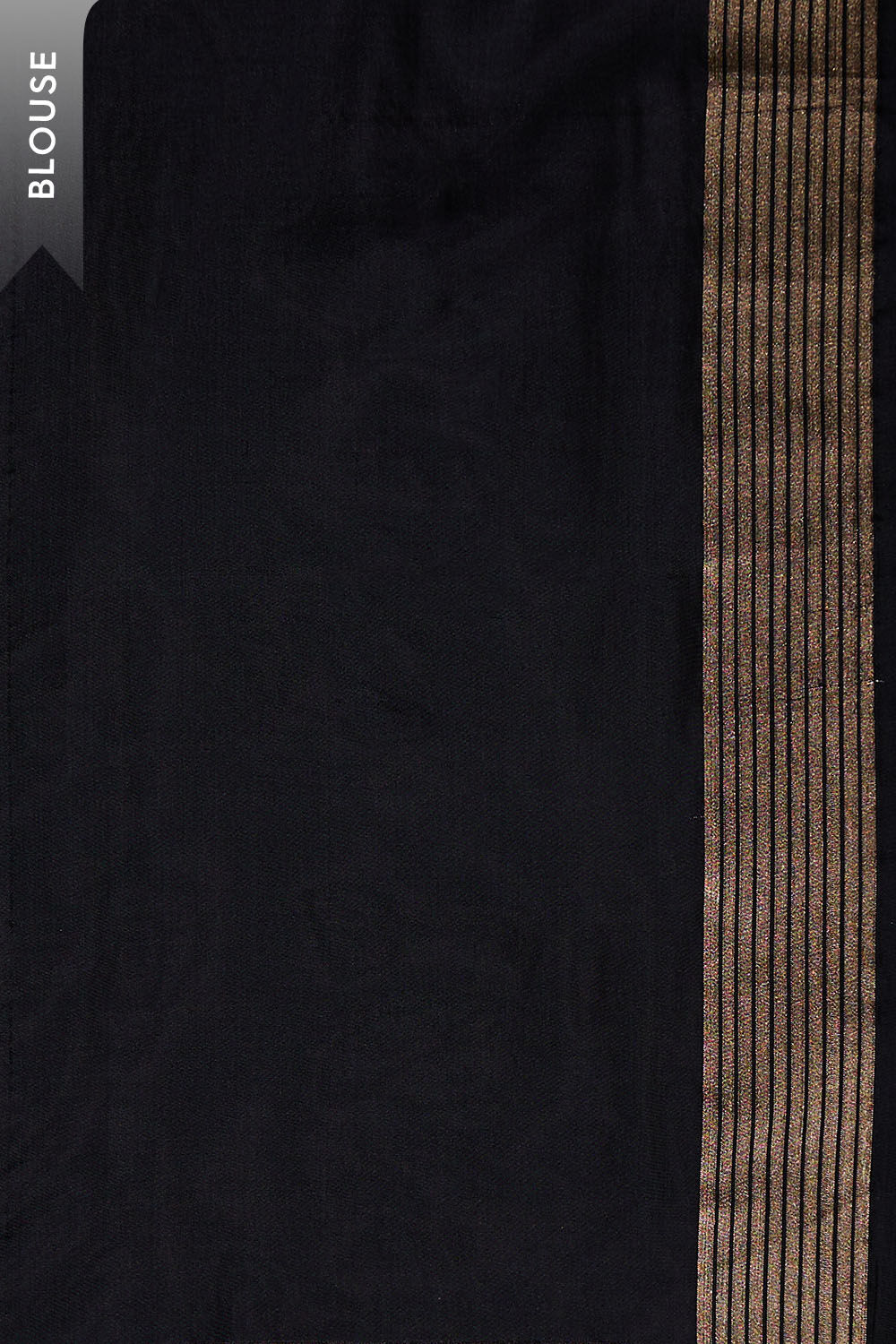 Black Silk Viscose Cutwork Saree image number null