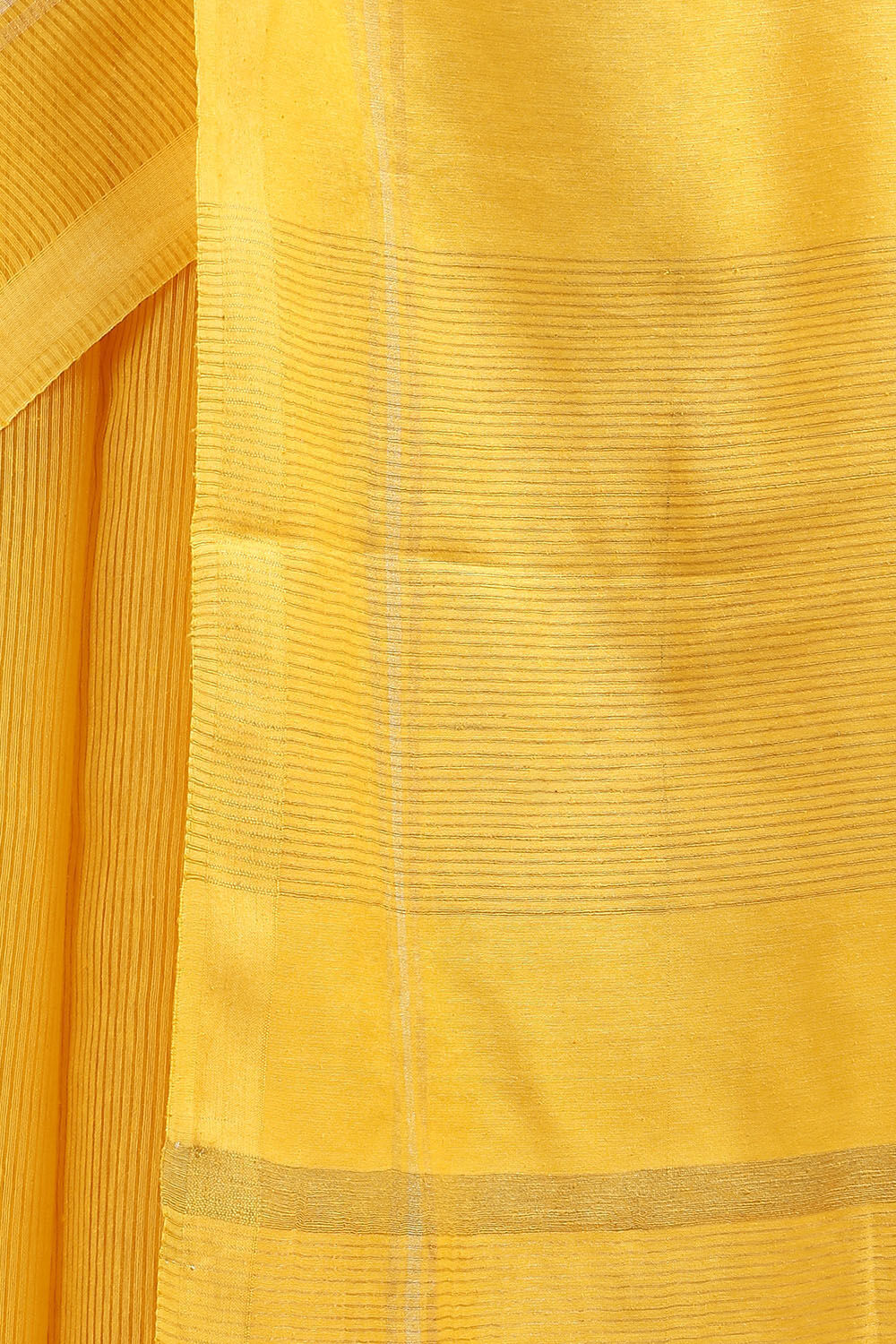 Yellow Pure Silk Woven Saree image number null