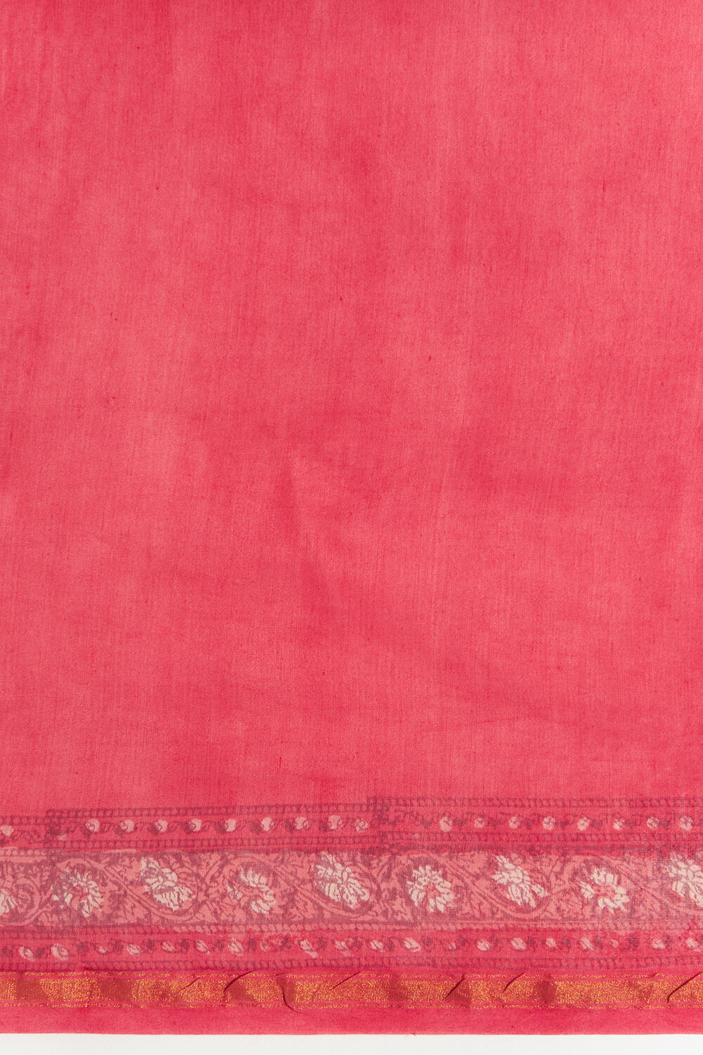 Light Pink Pure Silk Cotton Bagru Printed Saree image number null
