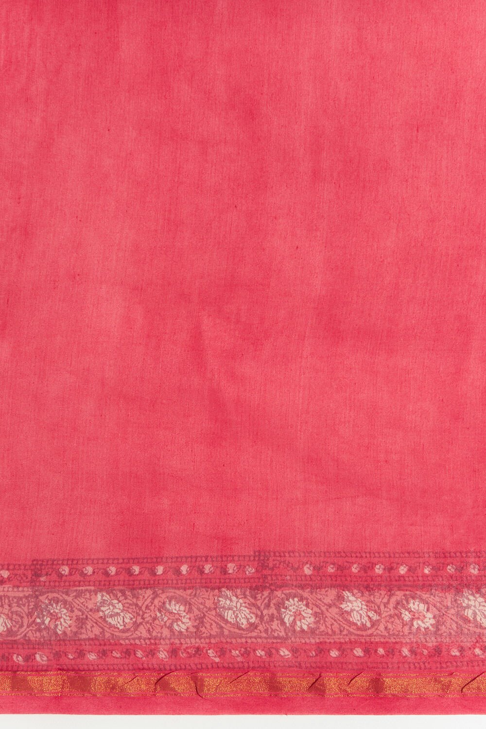 Light Pink Pure Silk Cotton Bagru Printed Saree image number null