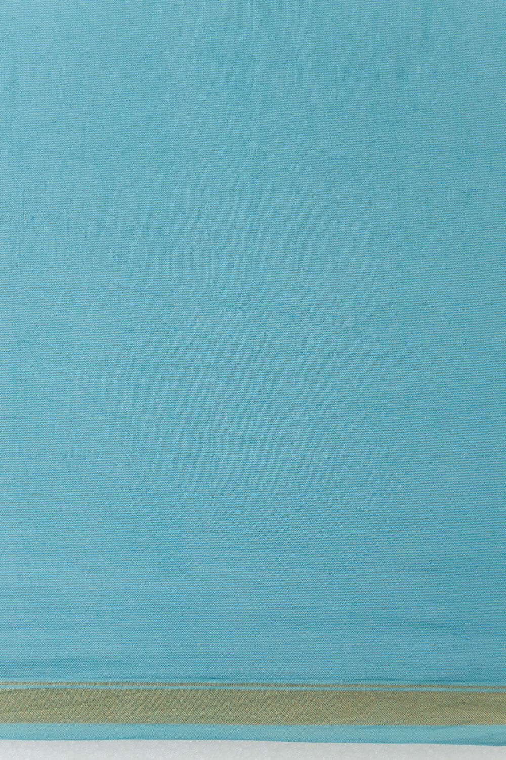Blue Pure Silk Cotton Printed Saree image number null