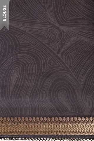 Black Printed Pure Viscose Saree thumbnail image number null