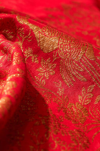 Dark Pink Pure Viscose Woven Saree thumbnail image number null