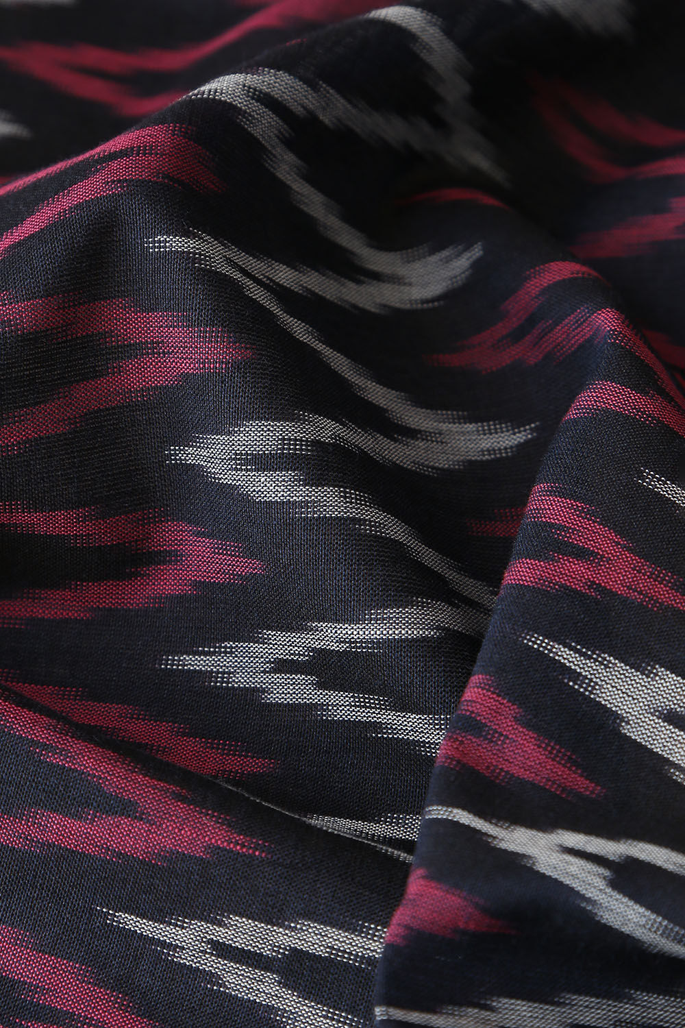 Dark Blue Cotton Pochampalli Ikat Saree image number null