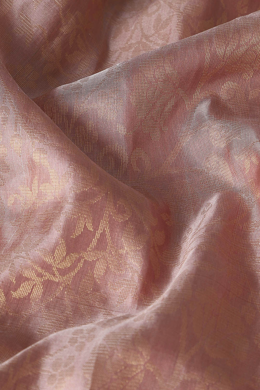 Brown Pure Silk South Saree image number null