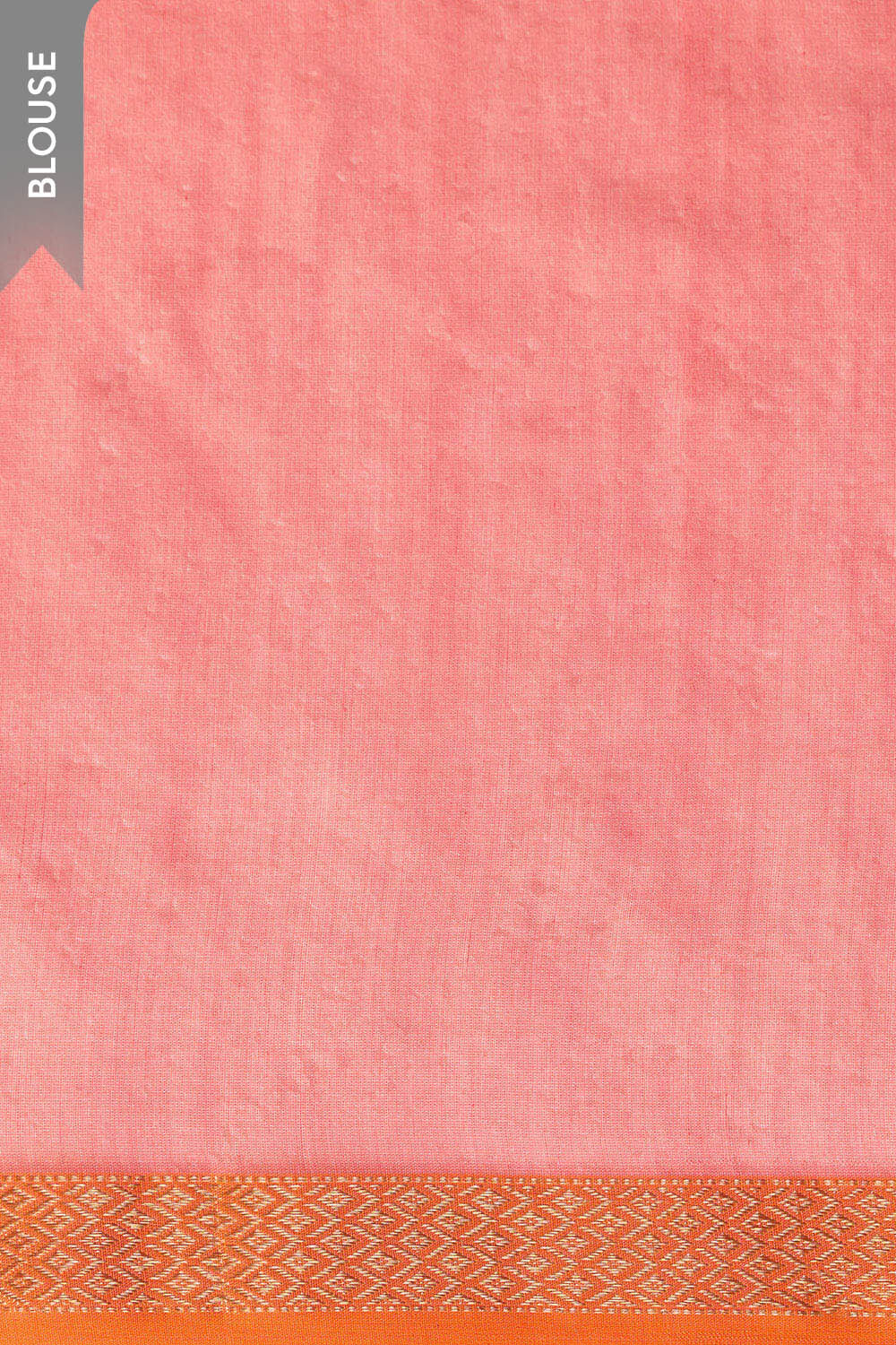 Pink Woven Pure Silk Cotton Maheshwari Saree image number null