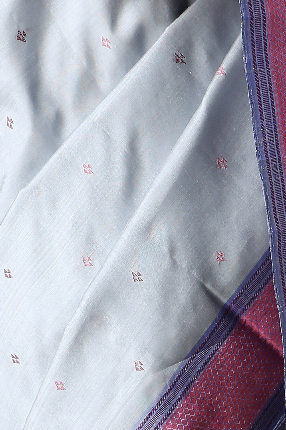 Grey Pure Silk Kanjivaram Saree image number null