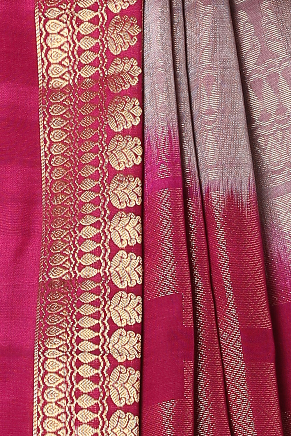 Light Blue Pure Silk Tencel South Saree image number null