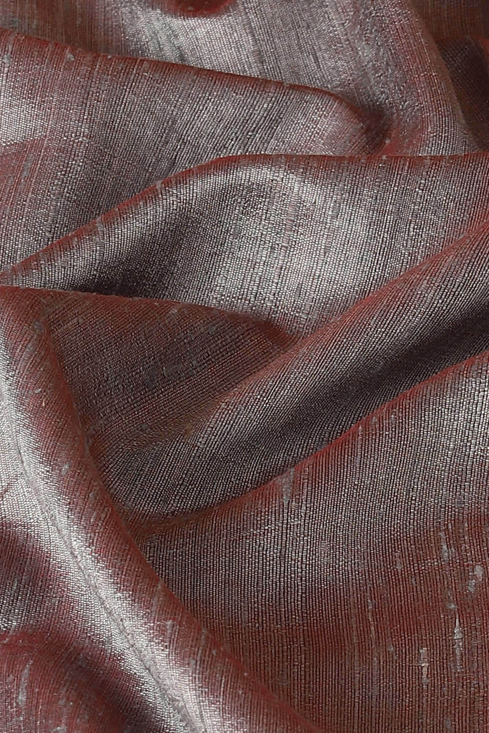 Light Red Pure Tussar Silk Bhagalpuri Saree image number null