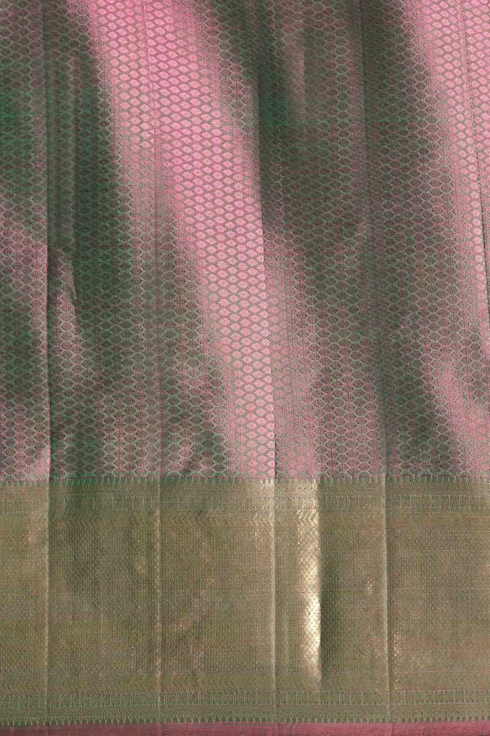 Blue Pure Silk Kanjivaram Saree image number null