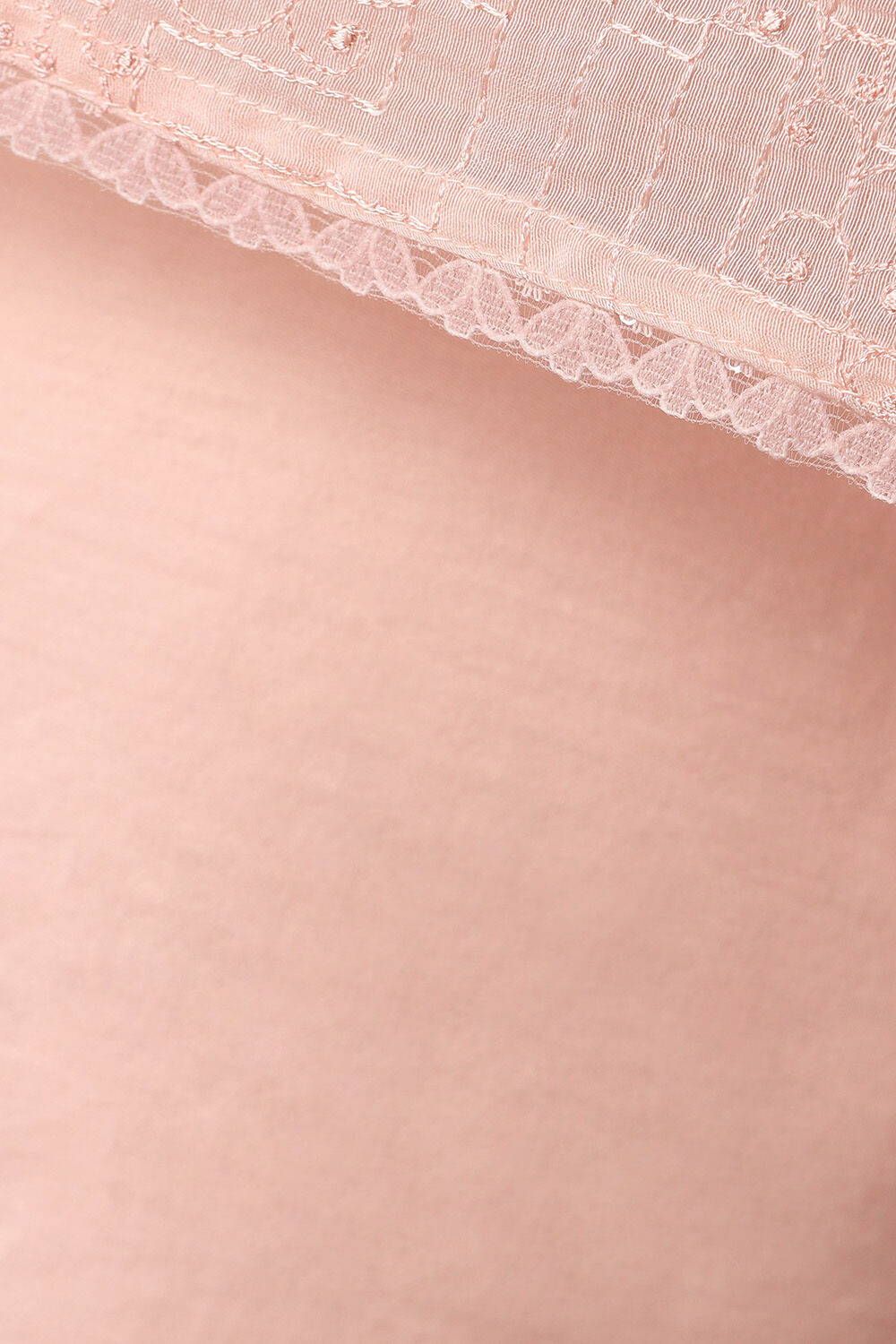 Pink Silk Cotton Embroidered Semistitched Suit Set image number null