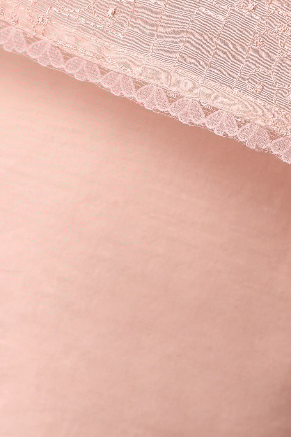 Pink Silk Cotton Embroidered Semistitched Suit Set image number null