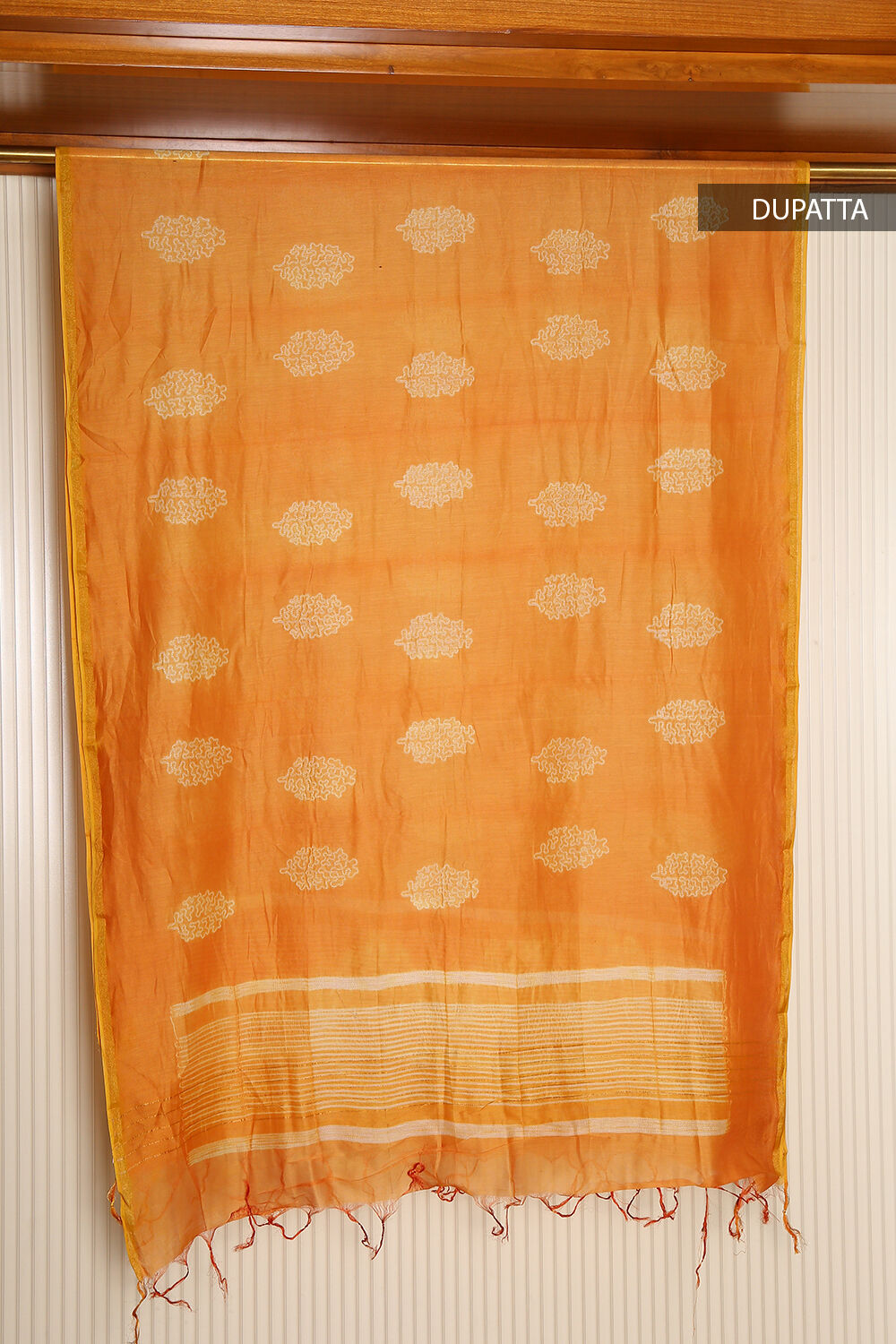 Indigo Blue Pure Silk Cotton Suit Set image number null