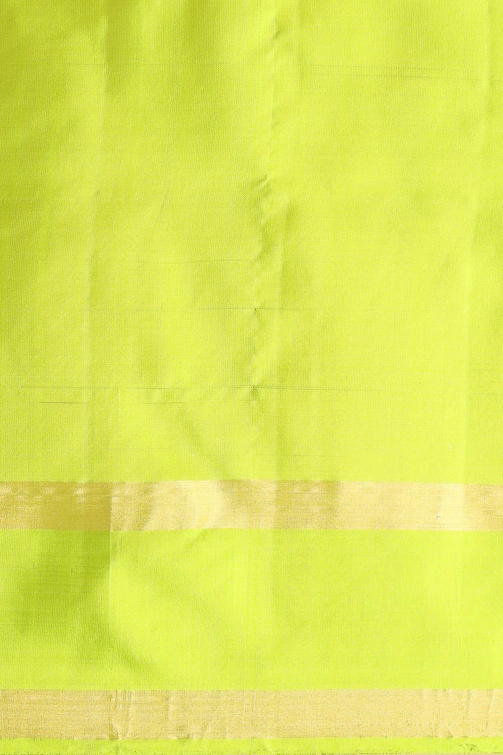 Light Green Pure Silk South Saree image number null