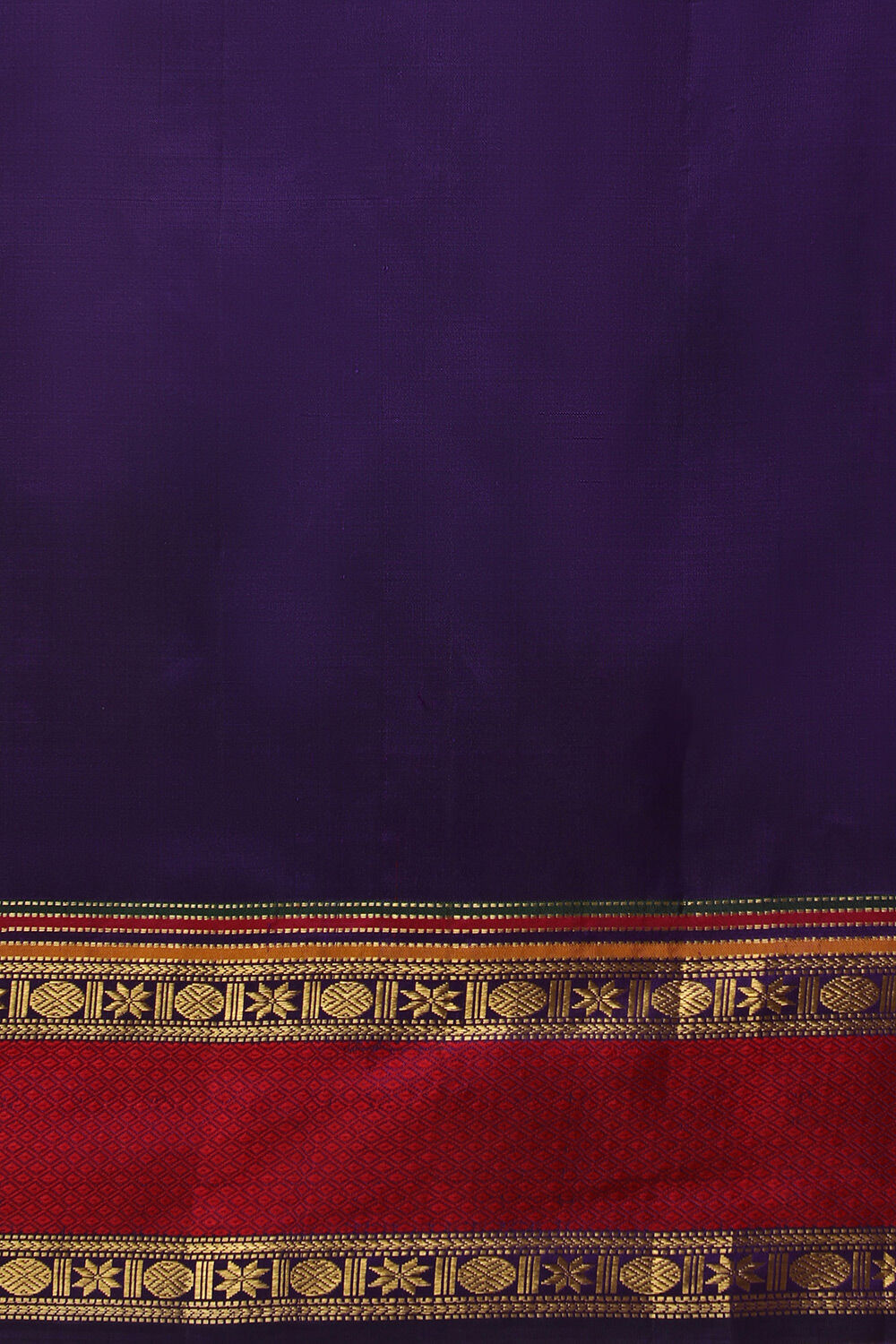 Red Woven Pure Silk Kanjivaram Saree image number null