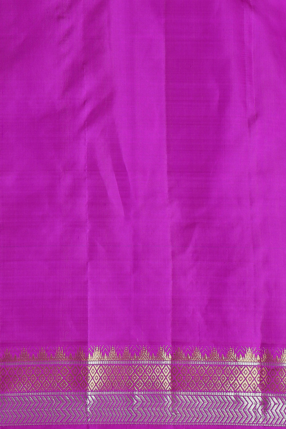 Purple Pure Silk Kanjivaram Saree image number null