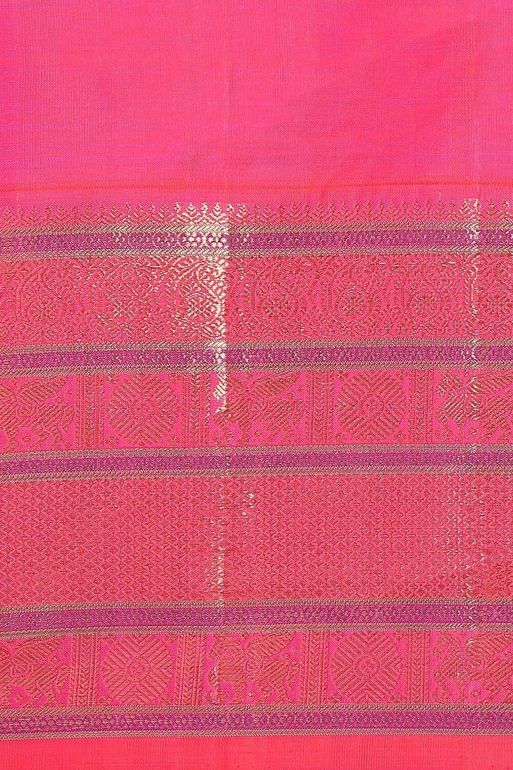Light Pink Pure Silk Kanjivaram Saree image number null