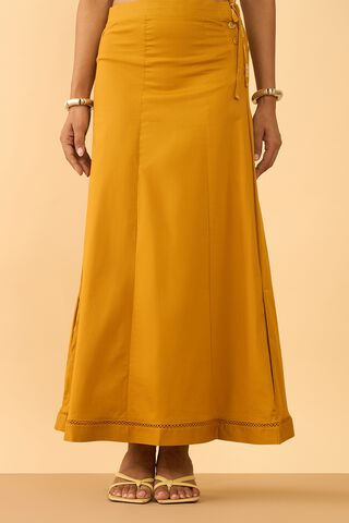 Dark Yellow Woven Cotton Lycra Inskirt thumbnail image number null