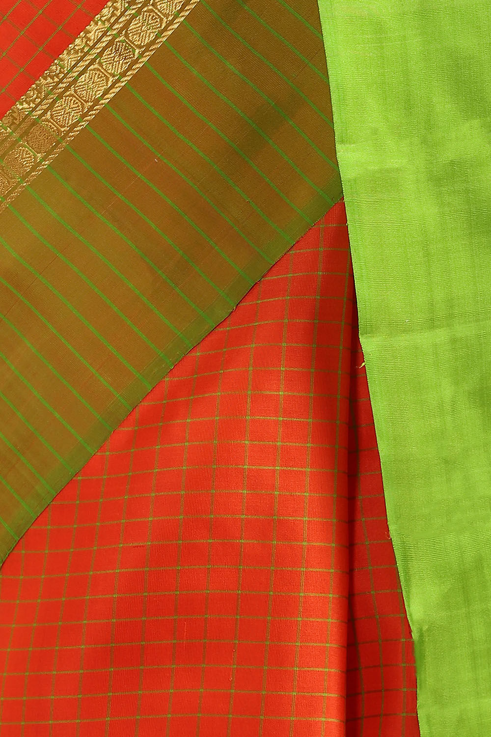 Orange Pure Soft Silk Saree image number null