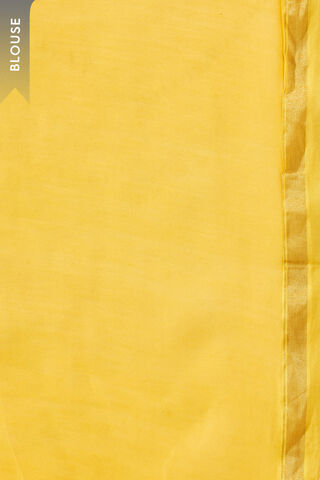 Yellow Bagru Screen Printed Pure Silk Cotton Saree thumbnail image number null