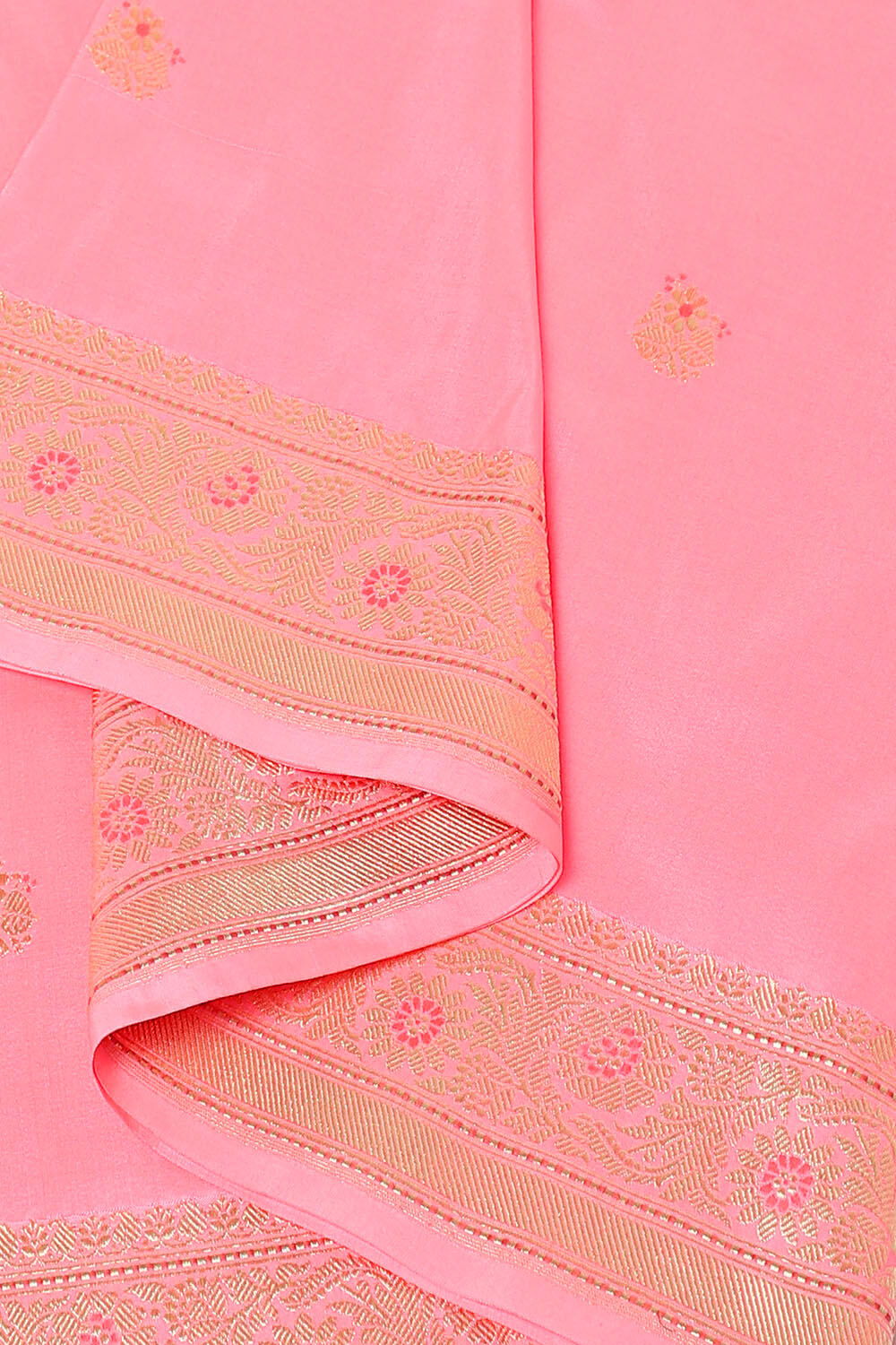 Light Pink Pure Silk Banarasi Saree image number null