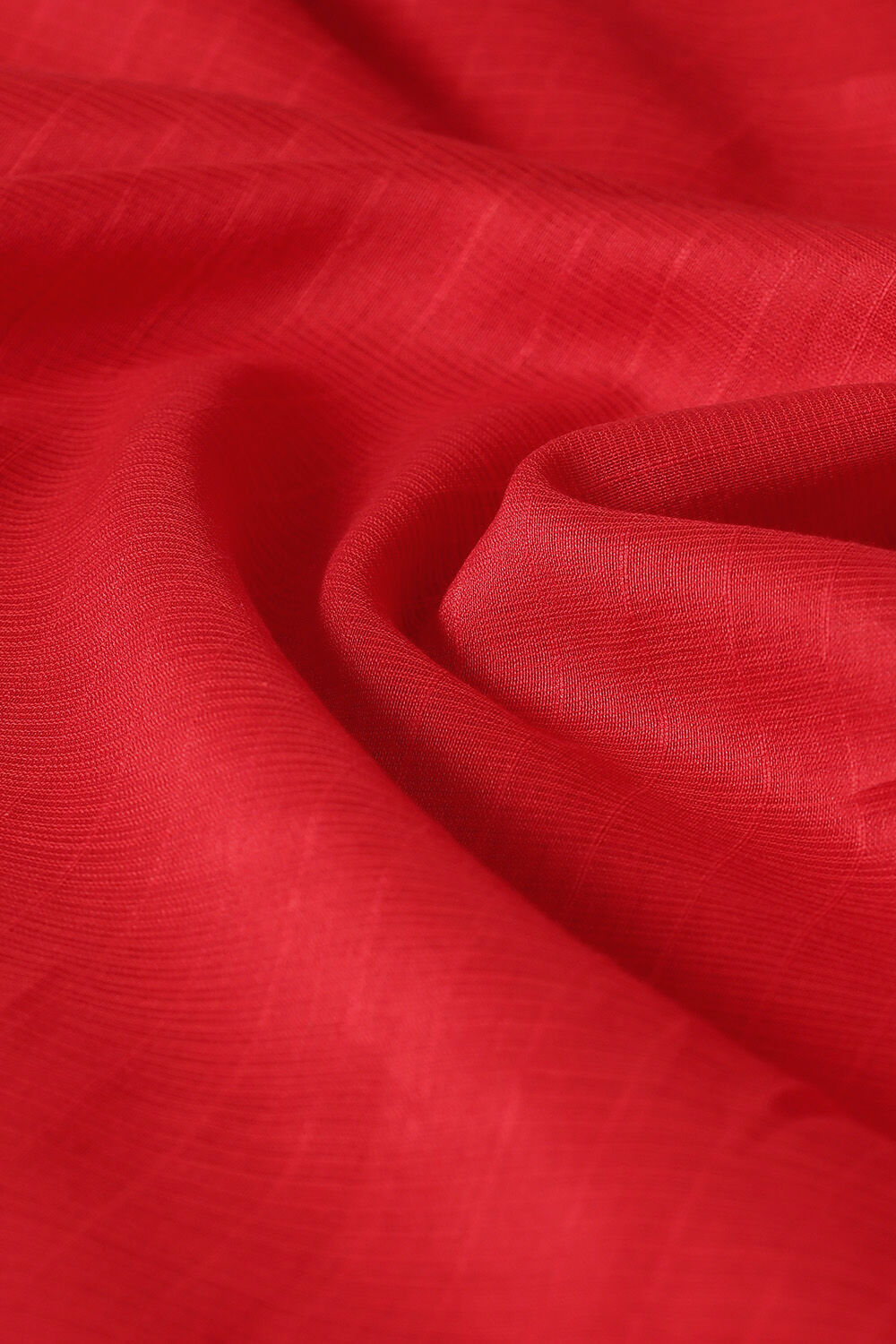 Dark Red Pure Silk Cotton Bengal Saree image number null
