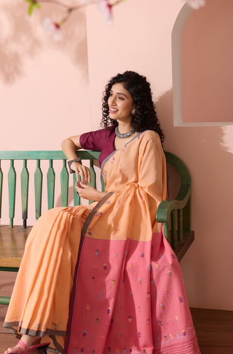 Cotton Saree - Buy Cotton Sarees Online | Taneira