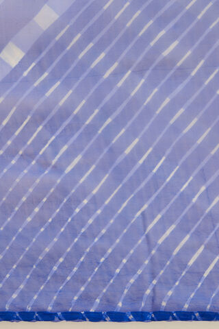 Blue Pure Chiffon Leheriya Saree thumbnail image number null