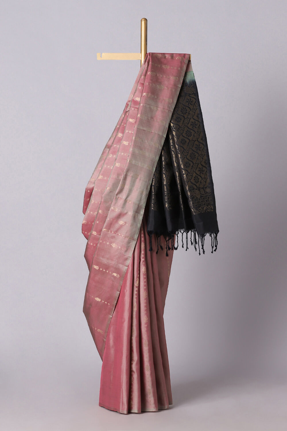 Light Pink Pure Silk South Saree image number null