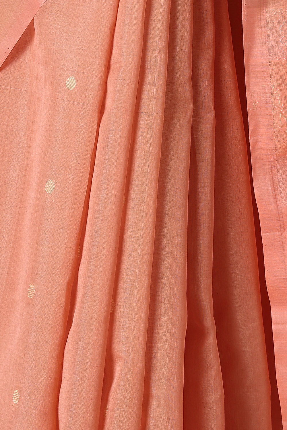 Light Orange Pure Silk Cotton South Saree image number null