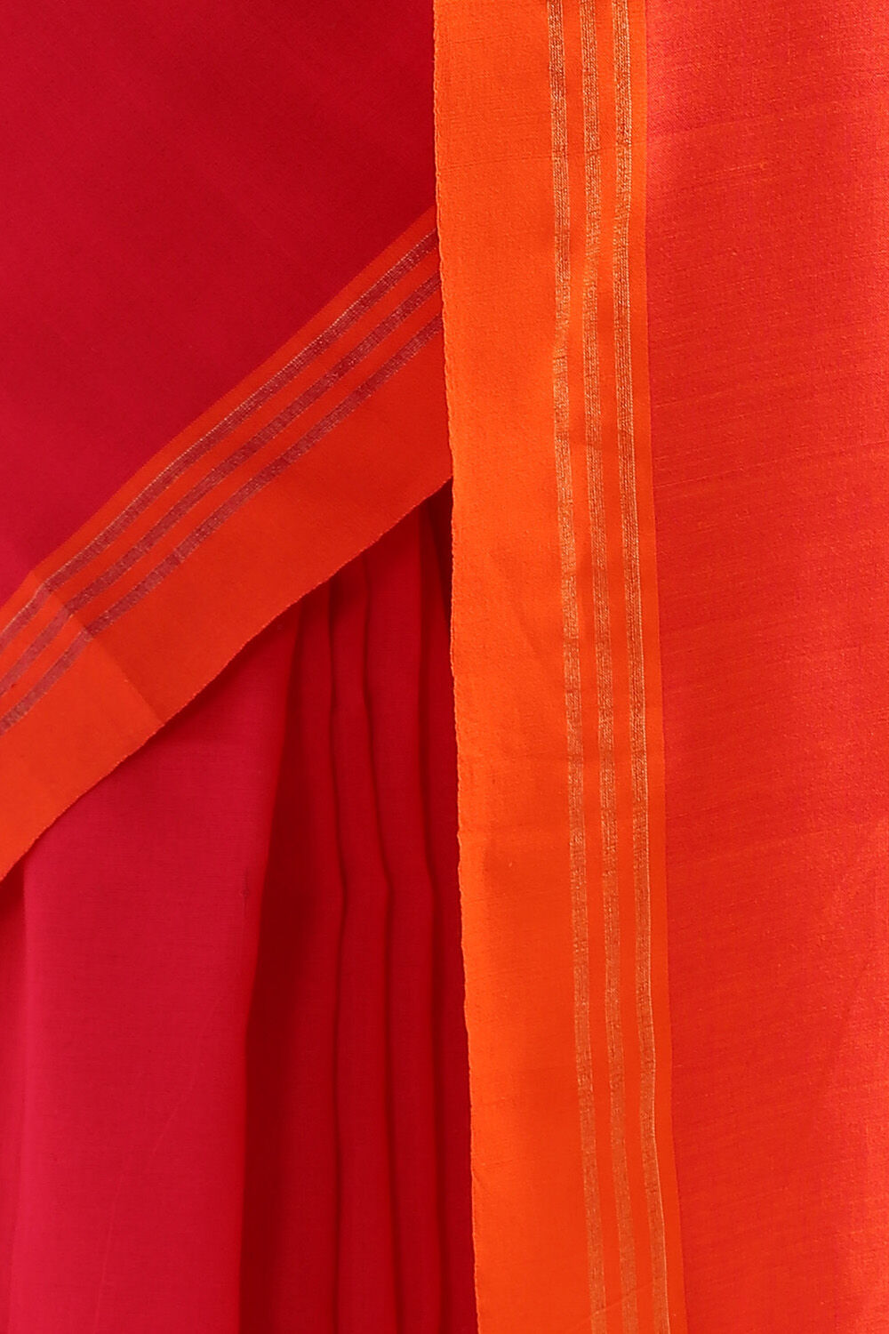 Pink Pure Cotton Bengal Saree image number null