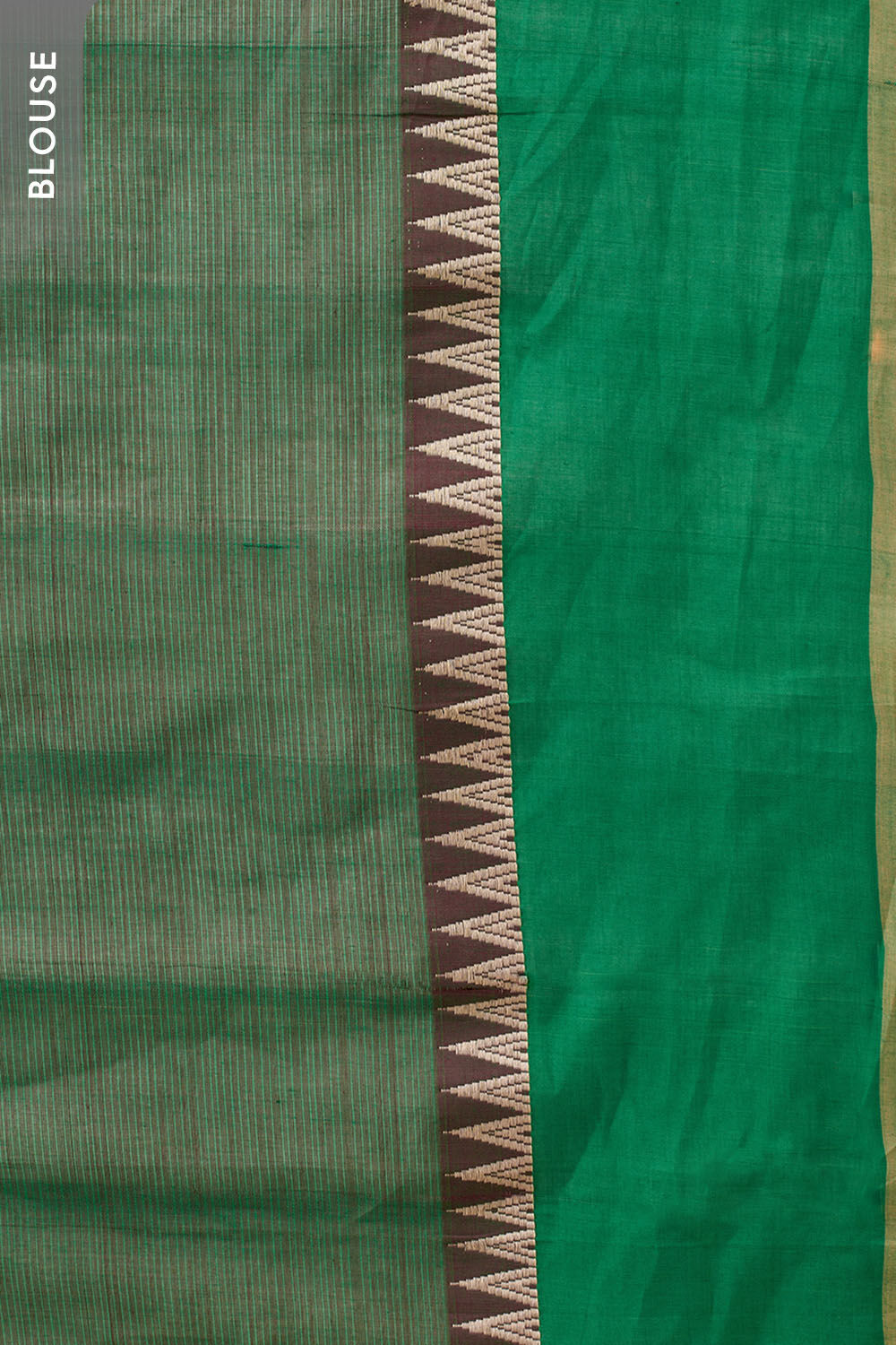 Dark Red Woven Pure Cotton Mangalgiri Saree image number null