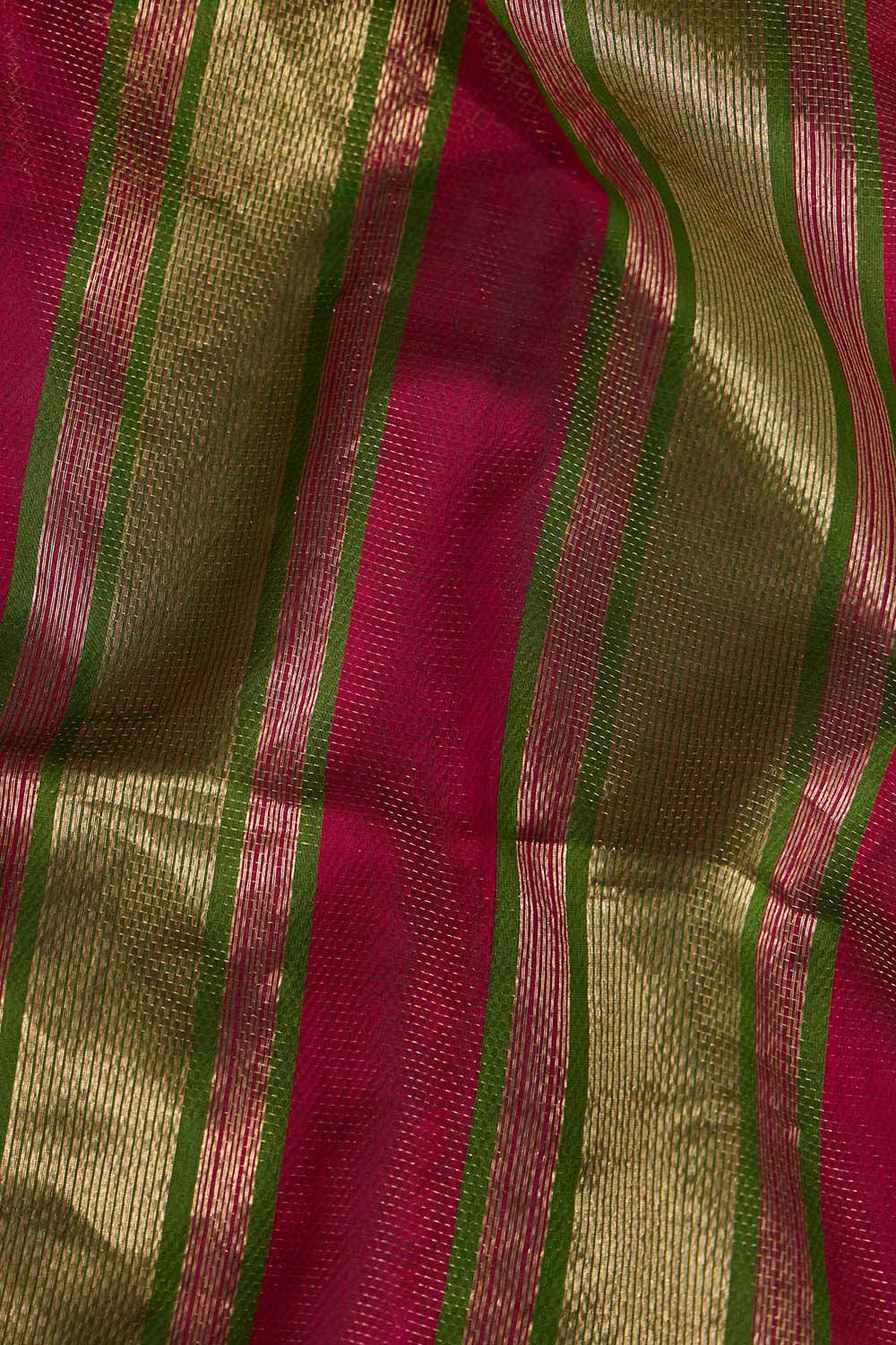 Dark Blue Woven Pure Silk Cotton Maheshwari Saree image number null
