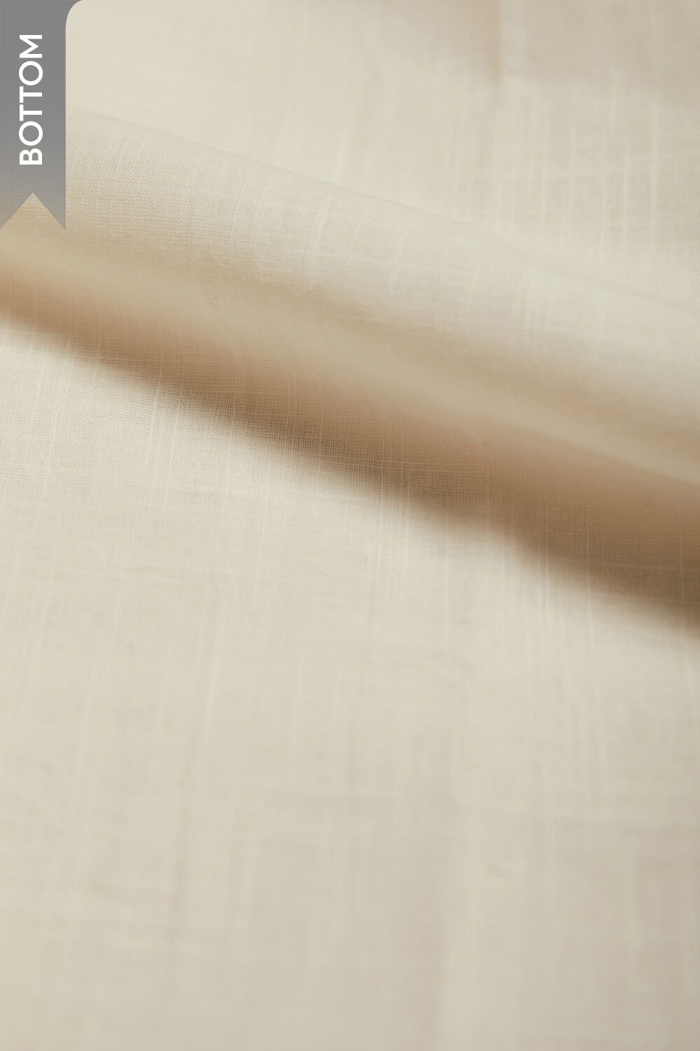 Off White Pure Cotton Jamdani Unstitched Suit Set image number null