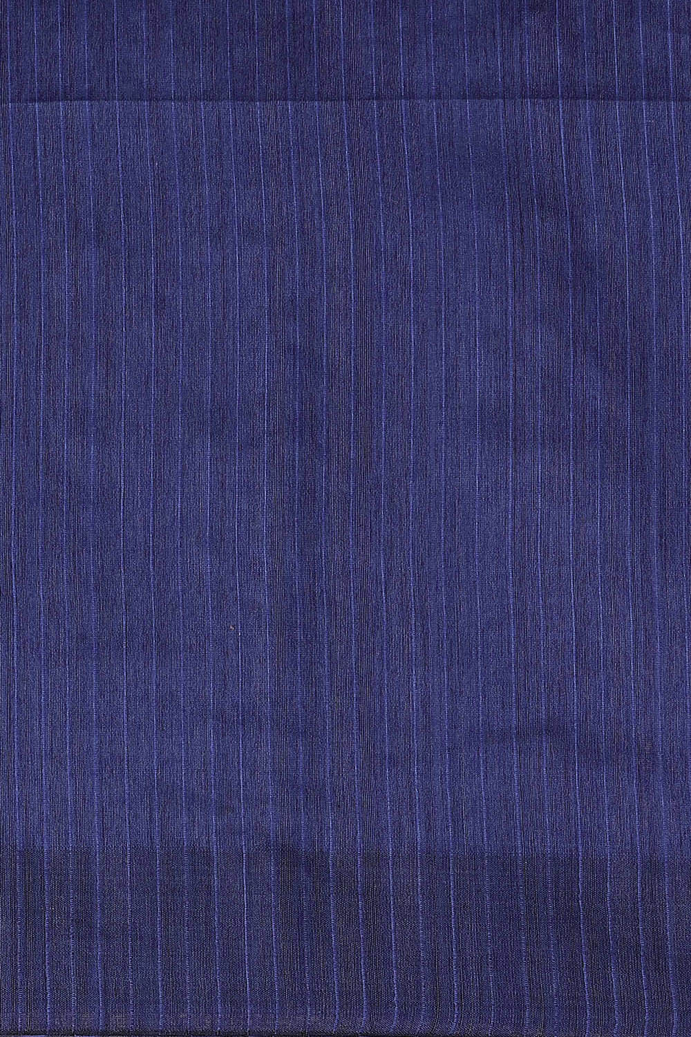 Dark Blue Pure Silk Cotton Bengal Saree image number null