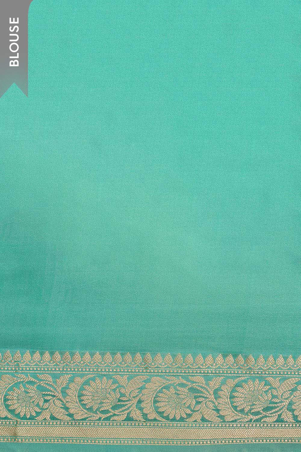 Grey Silk Viscose Cutwork Banarasi Saree image number null