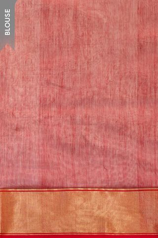 Red Woven Pure Silk Cotton Chanderi Saree thumbnail image number null