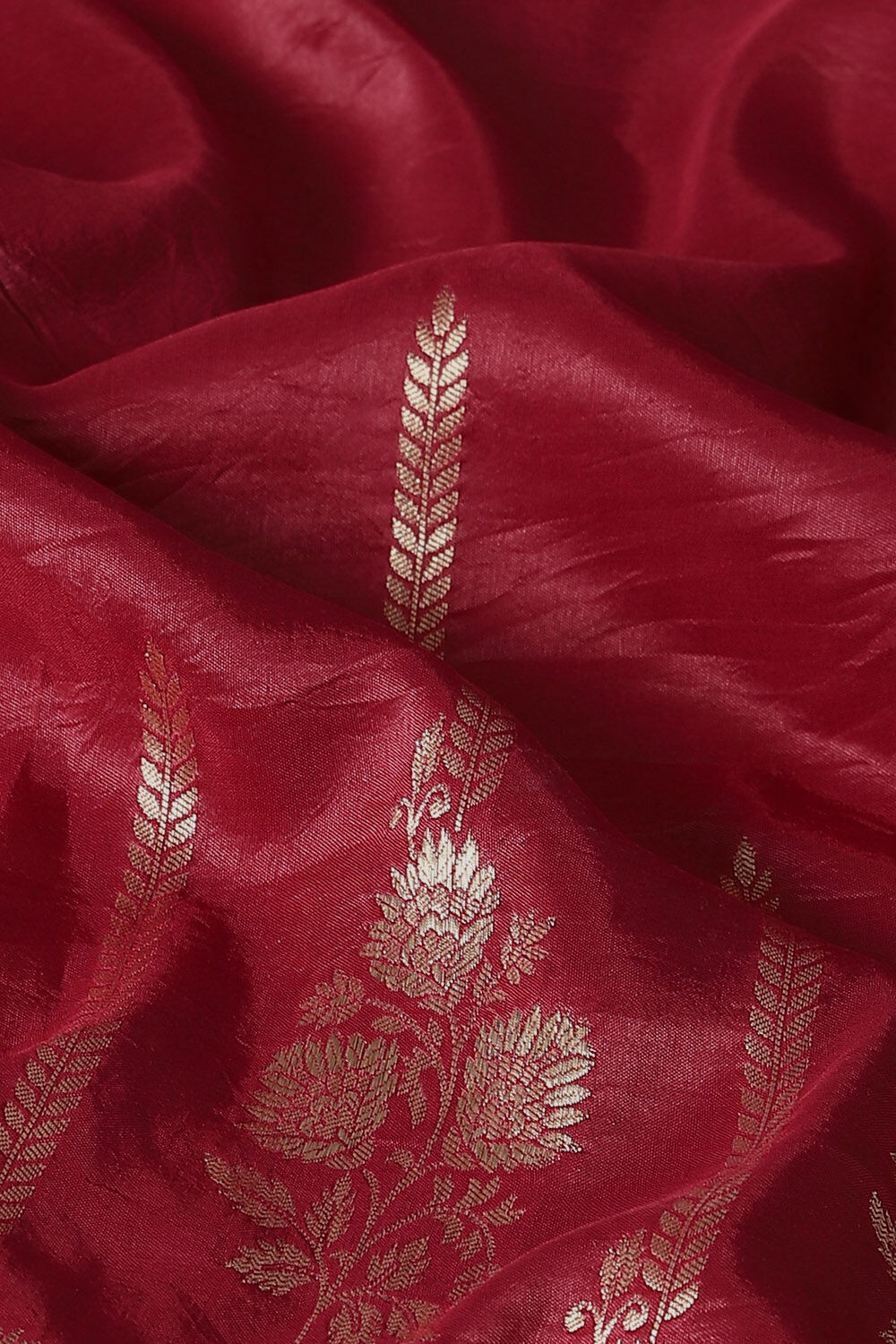 Maroon Pure Luxe Vegan Saree image number null